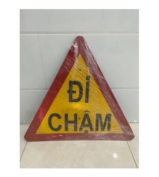BIỂN BÁO ĐI CHẬM 70CM